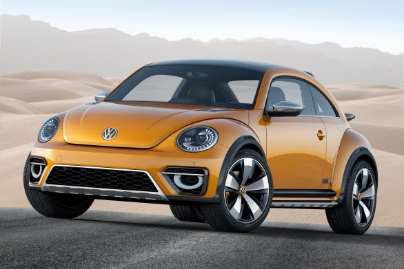 Konceptbilen Beetle Dune är en potentiell Cross-version av bilikonen Beetle. Högre markfrigång, terrängattribut, specialanpassad design och skidhållare bak är några detaljer som utmärker Beetle Dune.