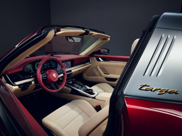 Interiören i 911 Targa 4S Heritage Design Edition