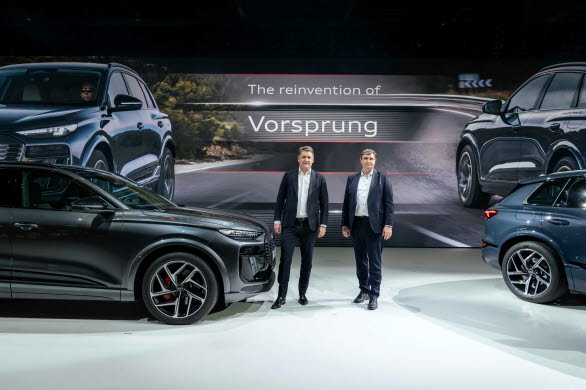 Gernot Döllner, VD AUDI AG (vänster), och Jürgen Rittersberger, Finansdirektör AUDI AG.