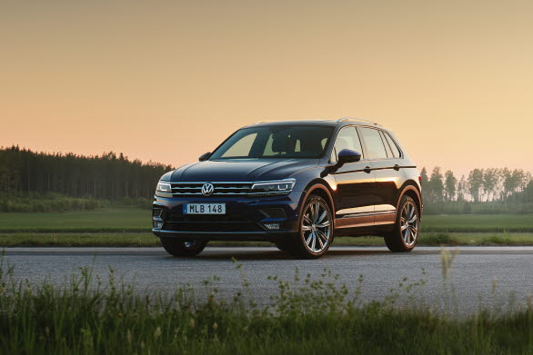 Tiguan har etablerat sig i toppen och hamnade på sjätte plats.