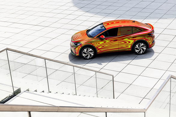 Svepande linjer gör ID.5 GTX elegant och sportig.