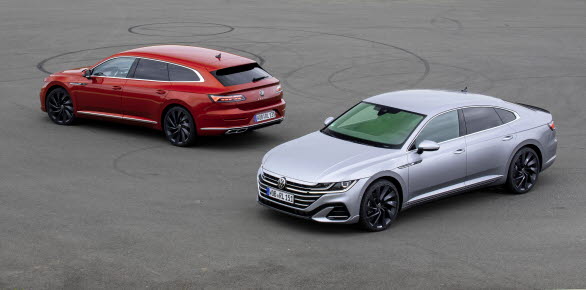 Nu har båda Arteon-modellerna släppts som laddhybrider med beteckningen eHybrid.