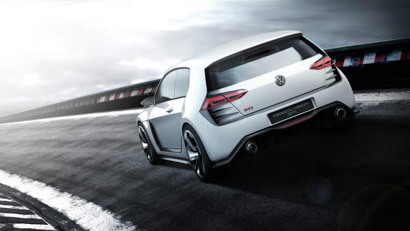 ”Design Vision GTI” är en 503 hk stark Golf GTI som är anpassad för racingbanan.