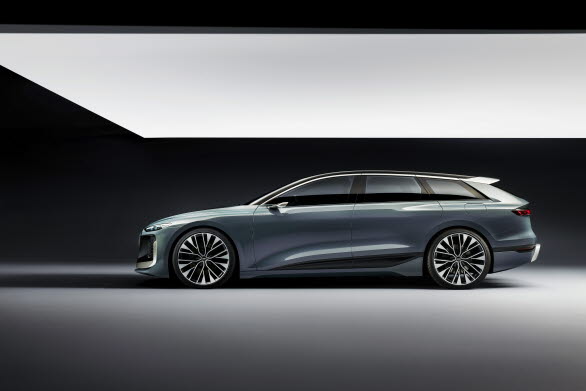 Eldrivna Audi A6 Avant e-tron concept