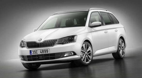 Nya SKODA Fabia Combi framifrån