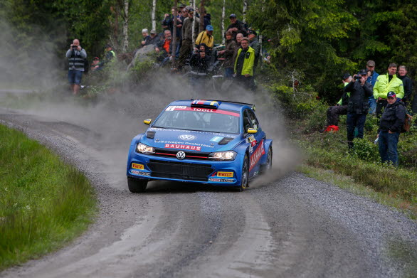 South Swedish Rally lockade storpublik. Många ville se rallycrossvärldsmästaren Johan Kristoffersson. Foto: Tony Welam.