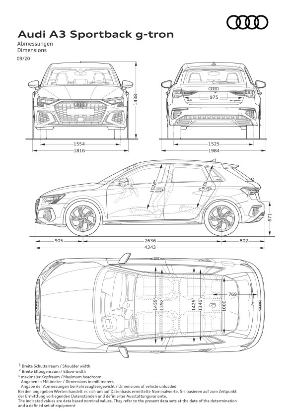 Audi A3 Sportback g-tron