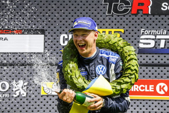 Johan Kristoffersson fick än en gång stå överst på pallen.