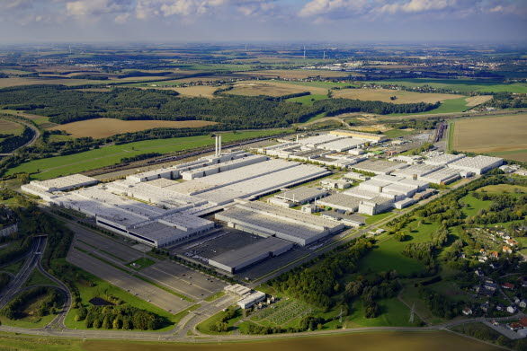 Europas största och mest effektiva anläggning för tillverkning av elbilar tar sin form i tyska Zwickau.