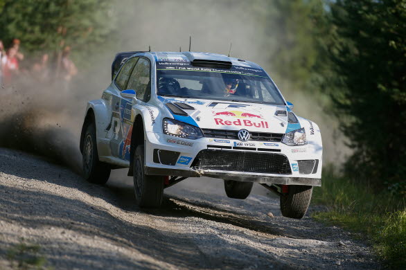 Förra årets segrare Sébastien Ogier var nöjd trots andraplatsen.