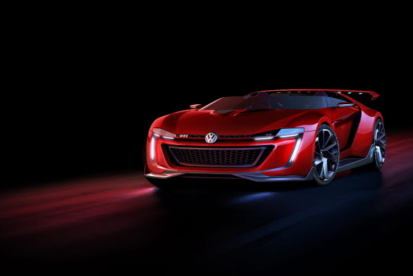 ”GTI Roadster, Vision Gran Turismo” är resultatet av ett samarbete mellan Volkswagen och Sony Computer Entertainment. 