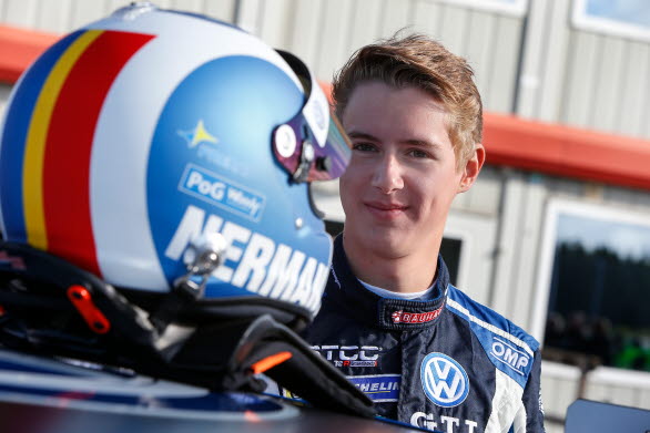 Hugo Nerman gjorde sin bästa STCC-tävling på Gelleråsen. Nu siktar han ännu högre.