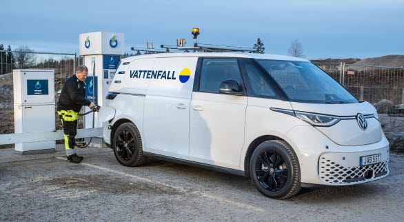 Vattenfalls laddnätverk InCharge finns tillgängligt för Volkswagens elbilsförare genom We Charge-kortet.