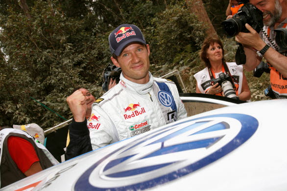 Med tre tävlingar kvar att köra i årets rally-VM krävs endast en poäng för att Volkswagen-föraren Sébastien Ogier och hans kartläsare Julien Ingrassia ska vinna VM-titeln i sin Polo R WRC. Den första chansen kommer i hemmarallyt i Frankrike, 3-6 oktober.