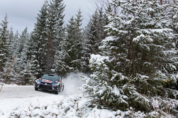Jari-Matti Latvala gjorde några snabba sträckor när inget krånglade.