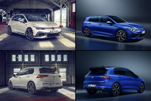 Nya Golf GTI Clubsport och nya Golf R erbjuder körglädje på hög nivå.