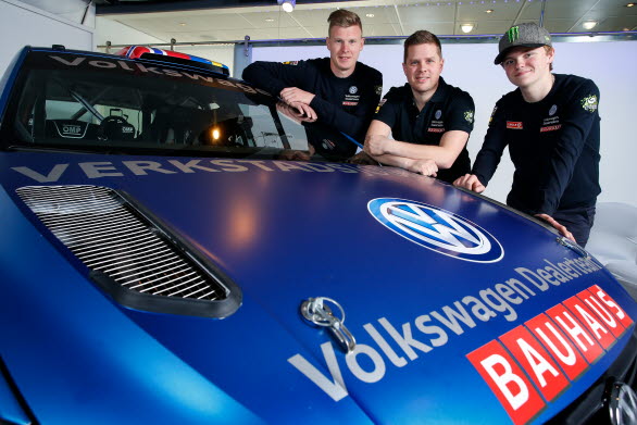 Johan Kristoffersson, Stig Rune Skjaermoen och Oliver Solberg.