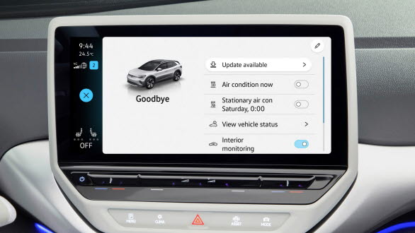 I framtiden kommer Volkswagen att uppdatera mjukvaran i sina ID.-bilar var tolfte vecka.