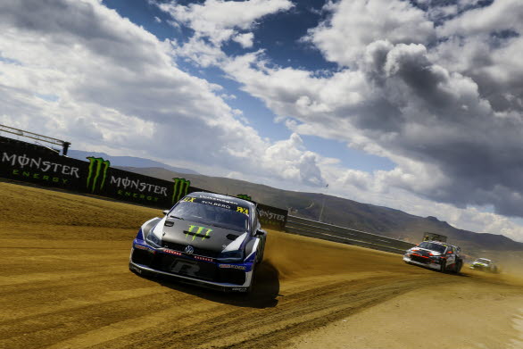 Petters pallplats ökar på ledningen för PSRX Volkswagen Sweden i team-mästerskapet. 