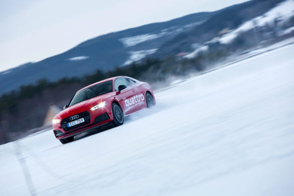 Anja Pärson Audi driving experience