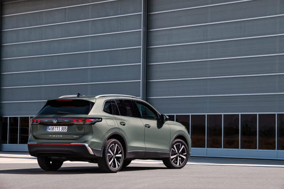 Tredje generationen av Tiguan baseras på det senaste utvecklingssteget i den modulära plattformen MQB: MQB evo.